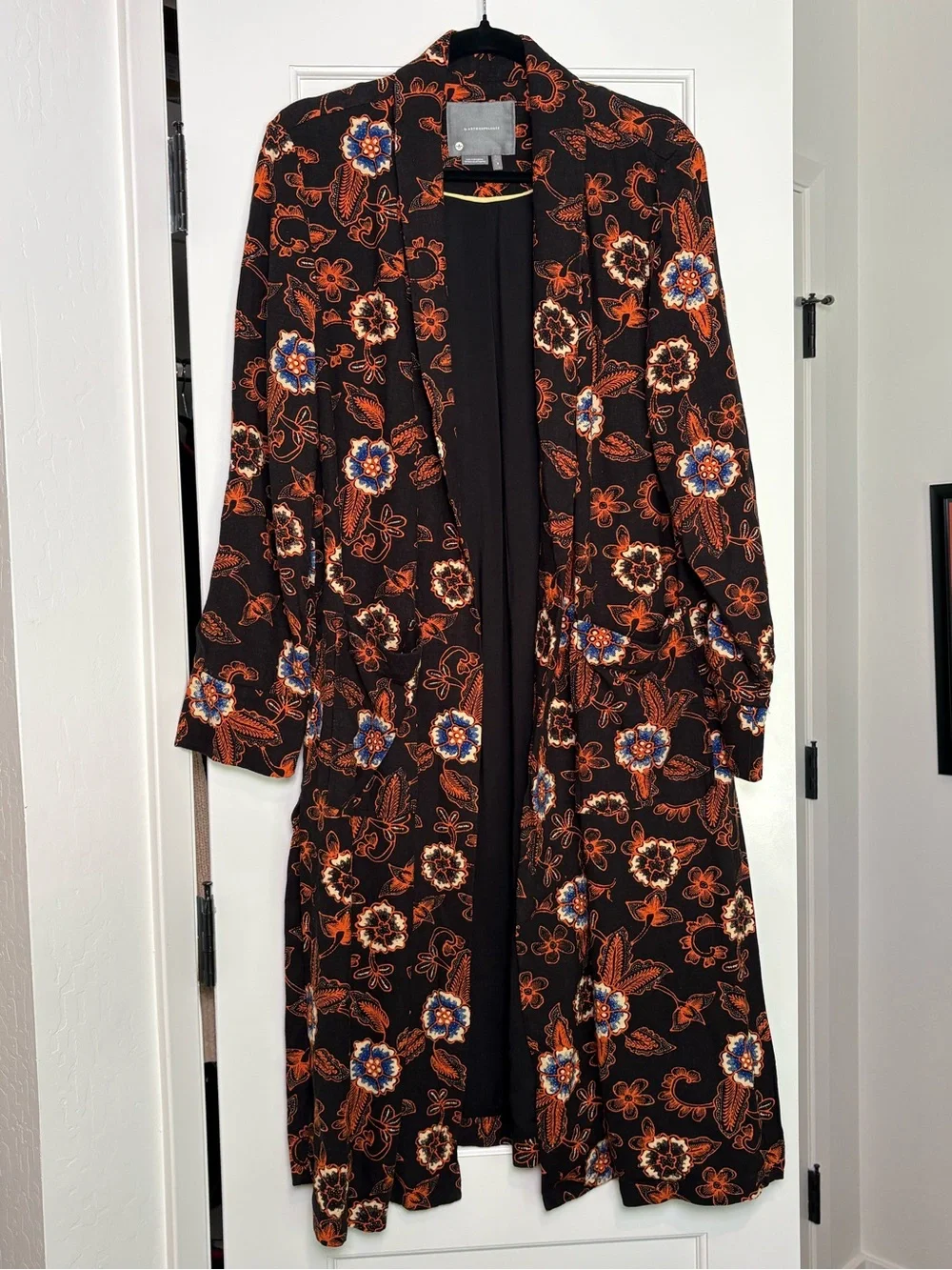 Anthropologie Jessa Paisley Duster Jacket (Small) - Picture 4 of 7